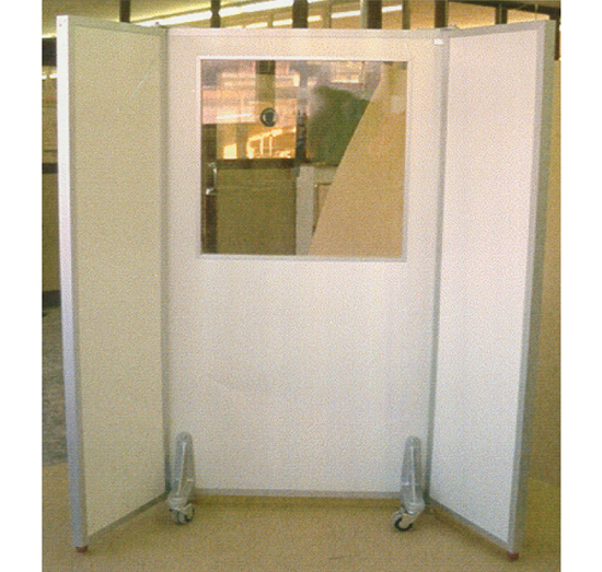 mobile X-Ray protection wall 3-fold mobile X-Ray protection wall 3-fold